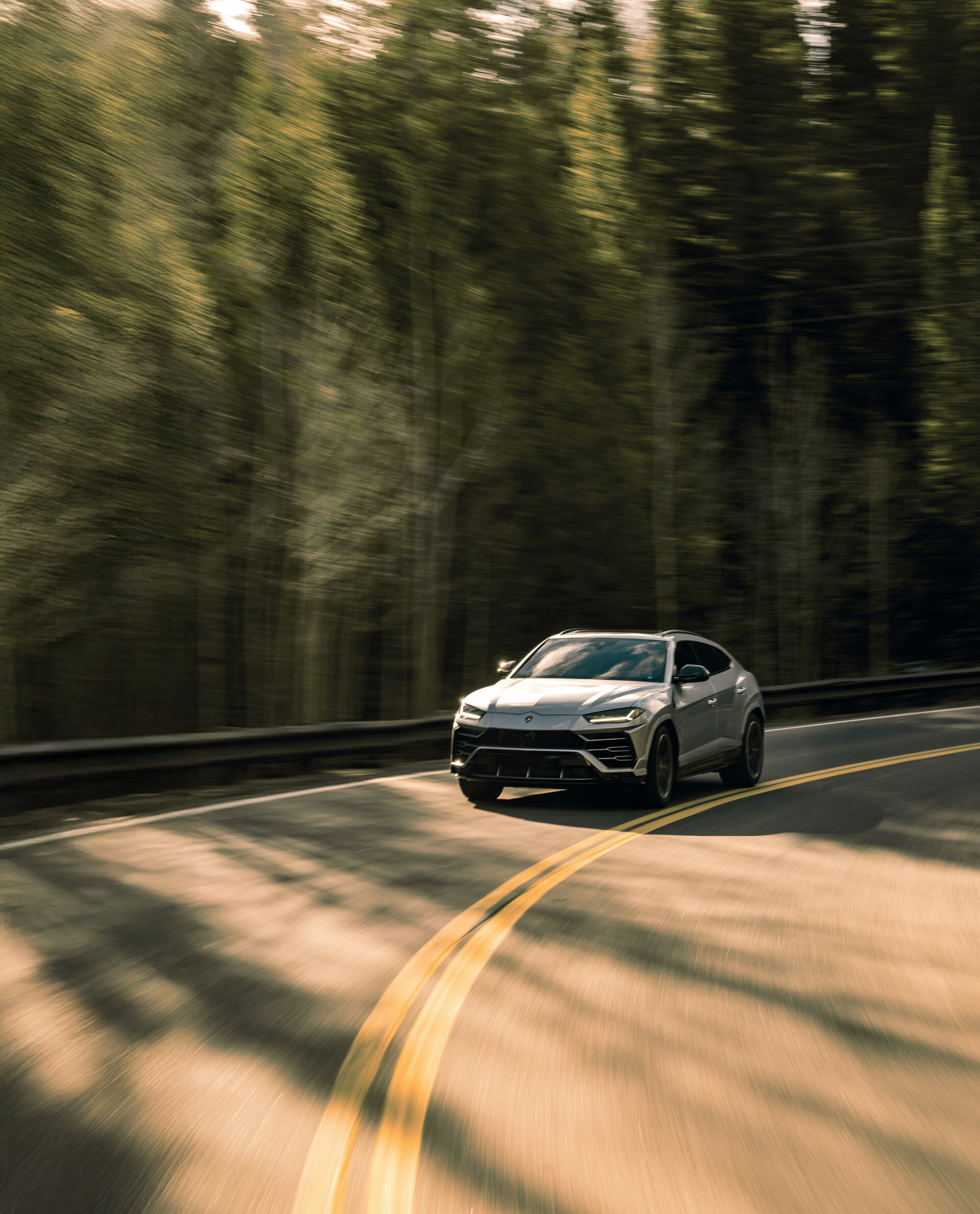 Lamborghini Left Turn